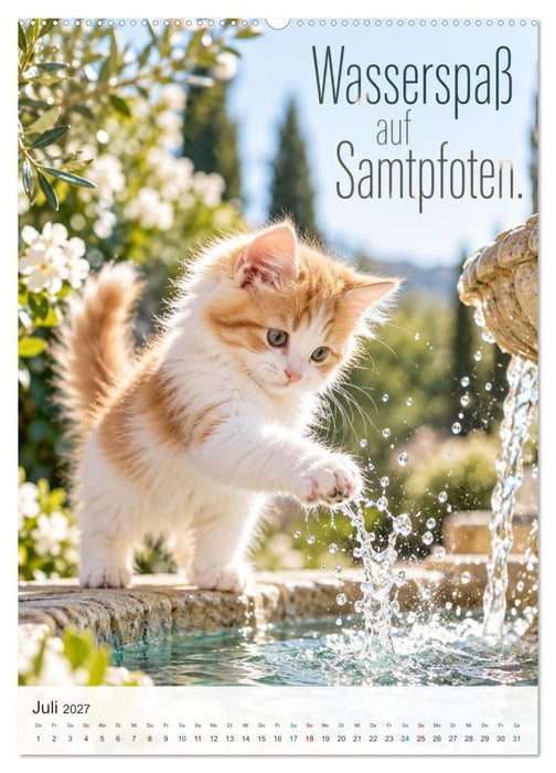 Ein Pfötchen Glück (CALVENDO Premium Wandkalender 2027)