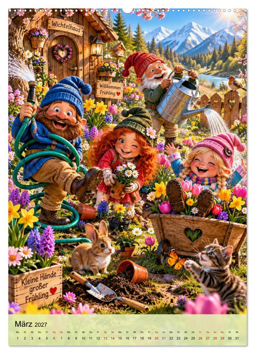 Wichtelchaos (CALVENDO Premium Wandkalender 2027)