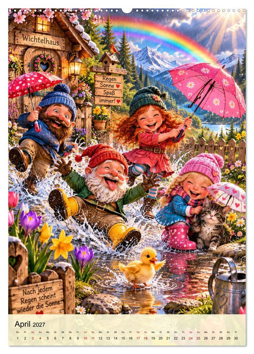 Wichtelchaos (CALVENDO Premium Wandkalender 2027)