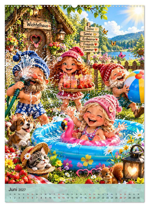 Wichtelchaos (CALVENDO Premium Wandkalender 2027)