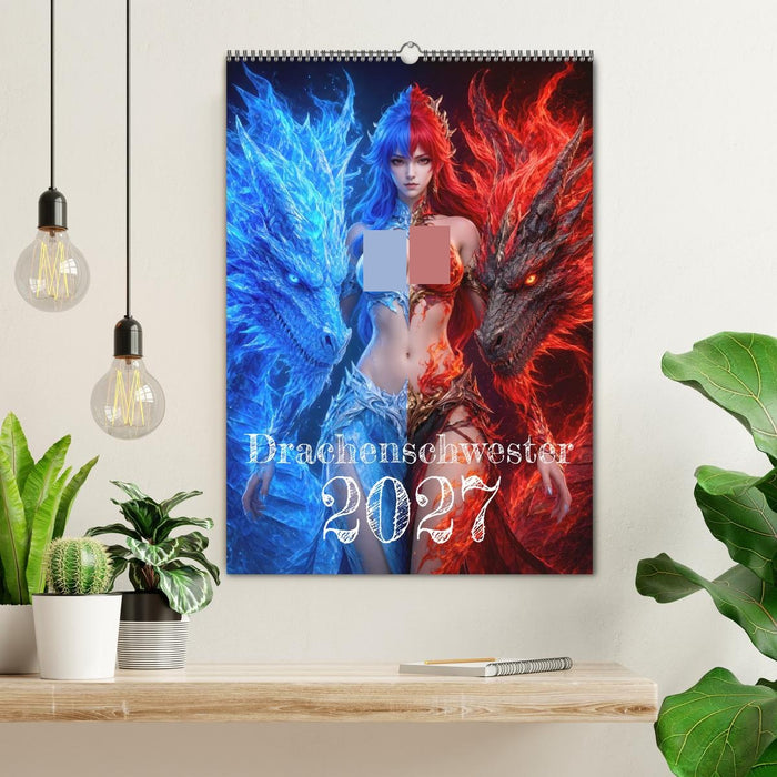 Drachenschwester (CALVENDO Wandkalender 2027)