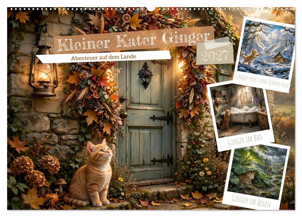 Kleiner Kater Ginger (CALVENDO Wandkalender 2027)