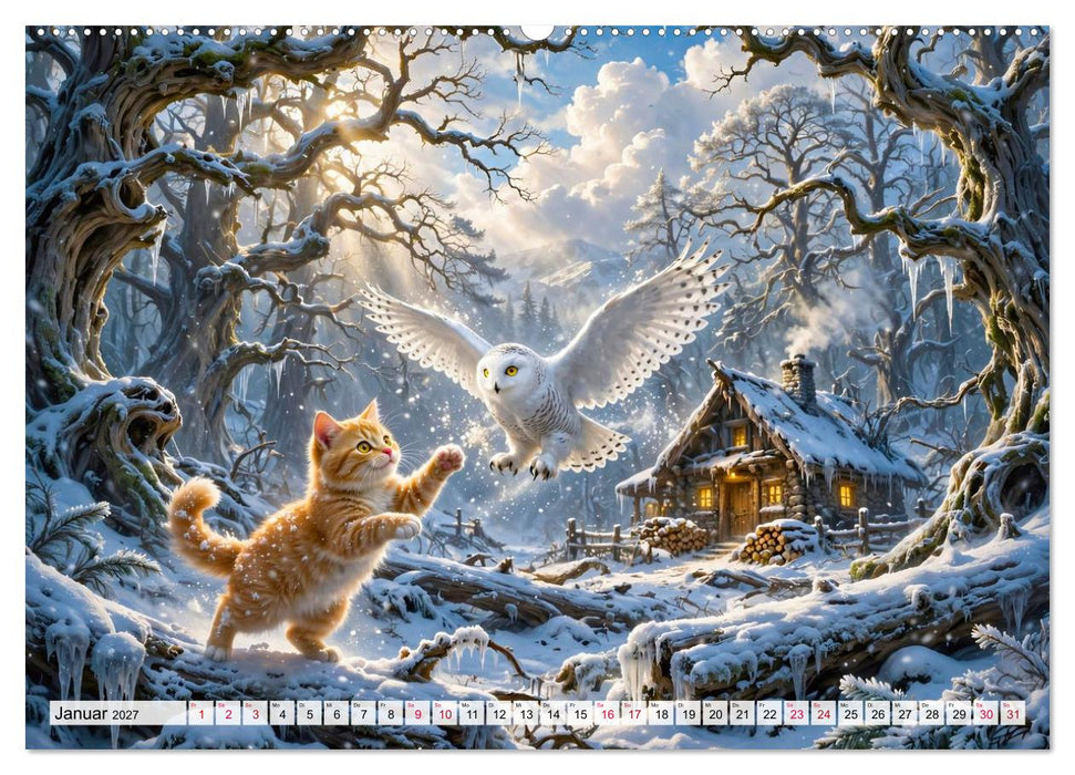 Kleiner Kater Ginger (CALVENDO Wandkalender 2027)
