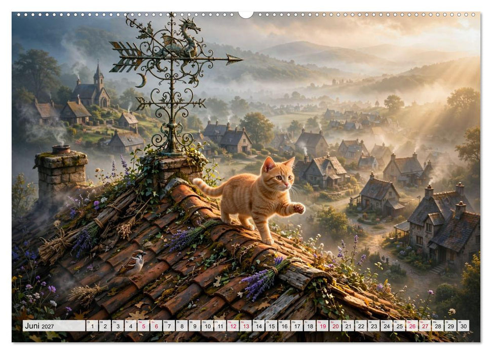 Kleiner Kater Ginger (CALVENDO Wandkalender 2027)