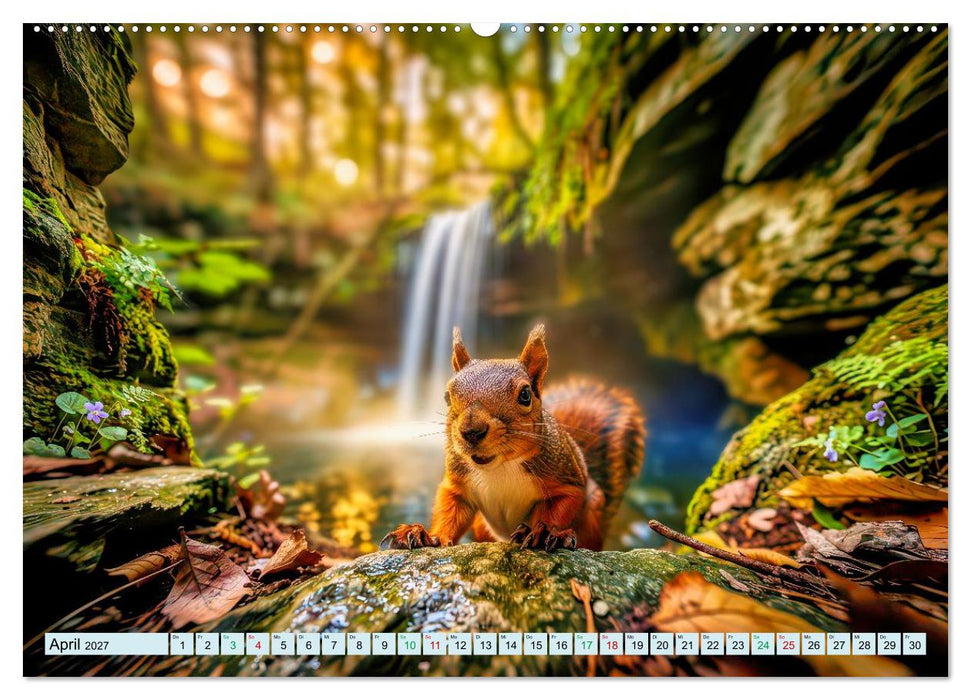 Märchenhafte Eichhörnchen (CALVENDO Premium Wandkalender 2027)