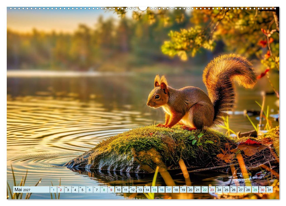 Märchenhafte Eichhörnchen (CALVENDO Premium Wandkalender 2027)