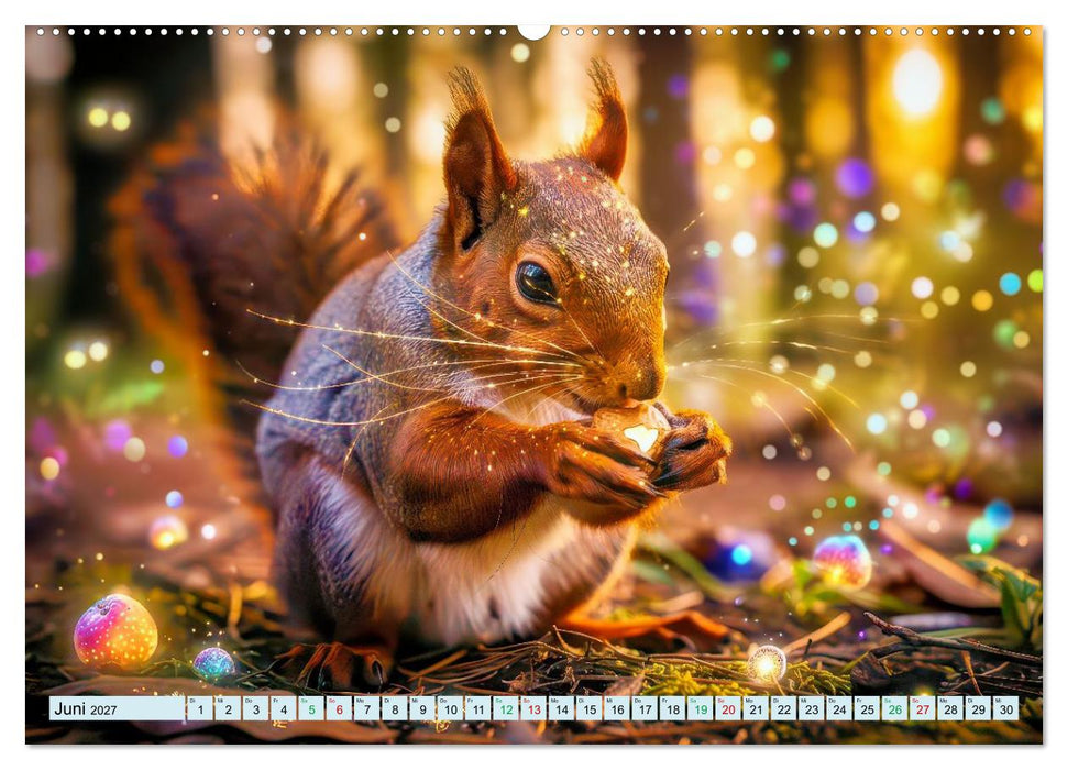 Märchenhafte Eichhörnchen (CALVENDO Premium Wandkalender 2027)