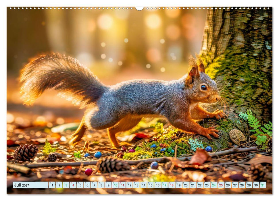Märchenhafte Eichhörnchen (CALVENDO Premium Wandkalender 2027)
