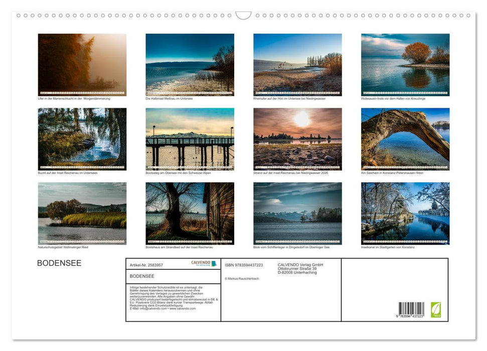 BODENSEE (CALVENDO Wandkalender 2027)
