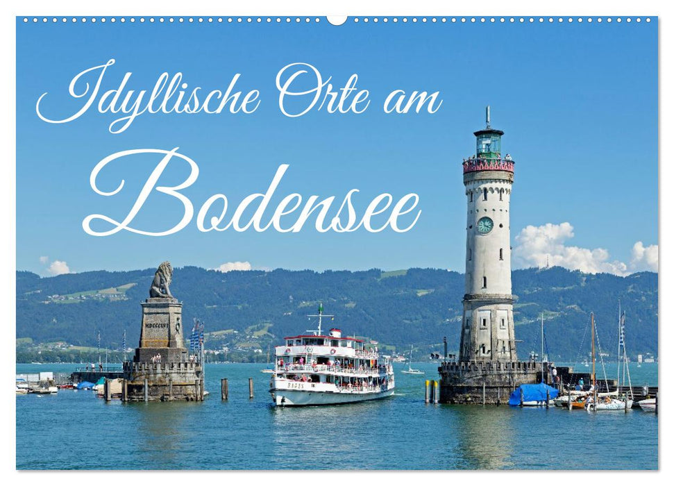 Idyllische Orte am Bodensee (CALVENDO Wandkalender 2027)