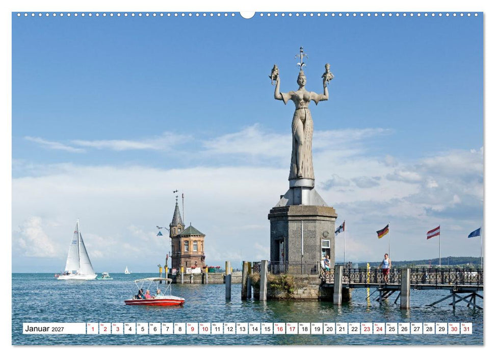 Idyllische Orte am Bodensee (CALVENDO Wandkalender 2027)