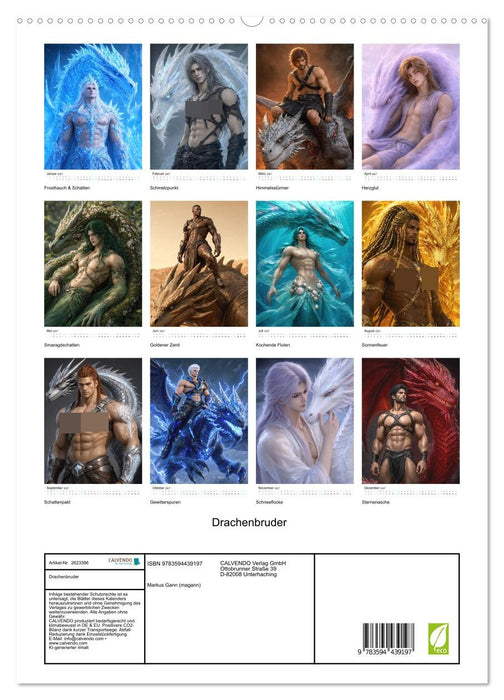 Drachenbruder (CALVENDO Premium Wandkalender 2027)