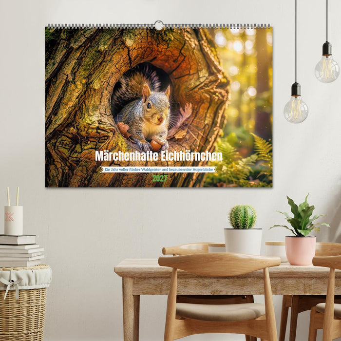 Märchenhafte Eichhörnchen (CALVENDO Wandkalender 2027)