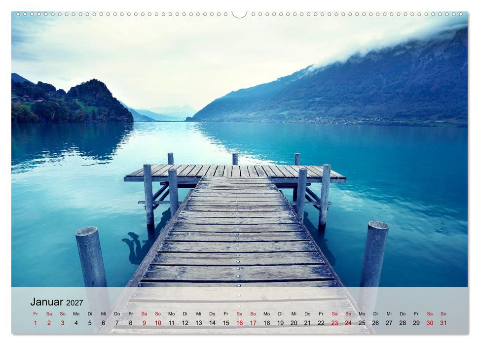 Dort, wo das Wasser still wird (CALVENDO Wandkalender 2027)