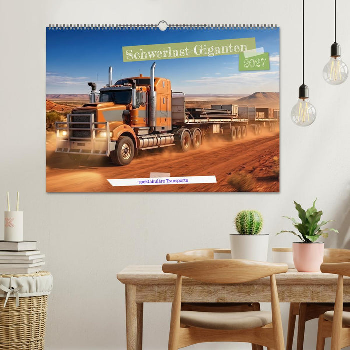 Schwerlast-Giganten (CALVENDO Wandkalender 2027)
