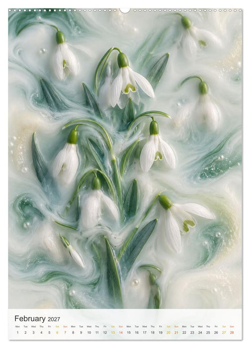 Floating Blooms (CALVENDO Premium-Calendar 2027)