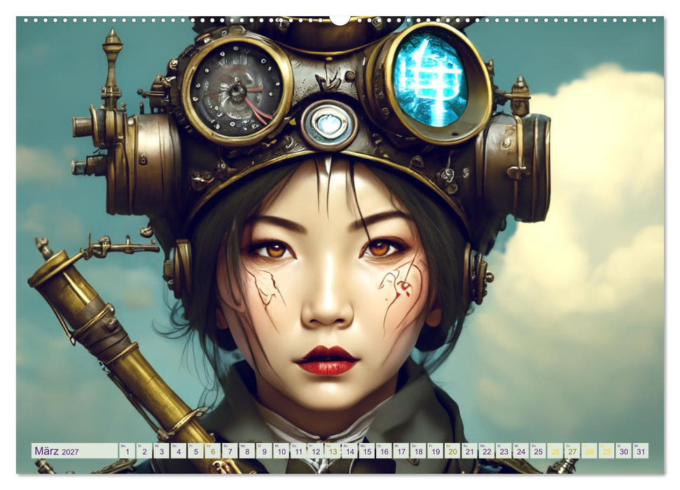 Steampunk Heldinnen (CALVENDO Wandkalender 2027)