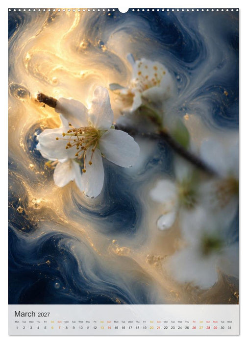 Floating Blooms (CALVENDO Monthly Calendar 2027)
