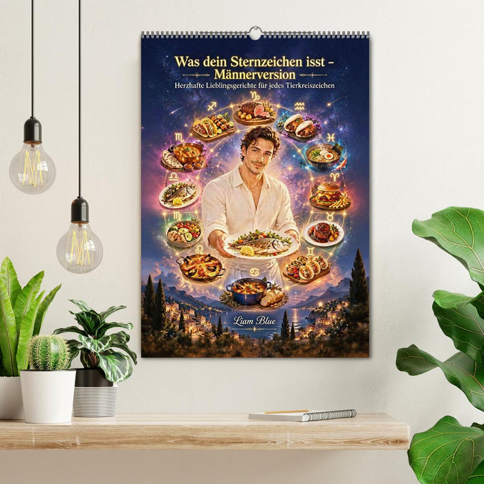 Was dein Sternzeichen isst - Männerversion (CALVENDO Wandkalender 2027)