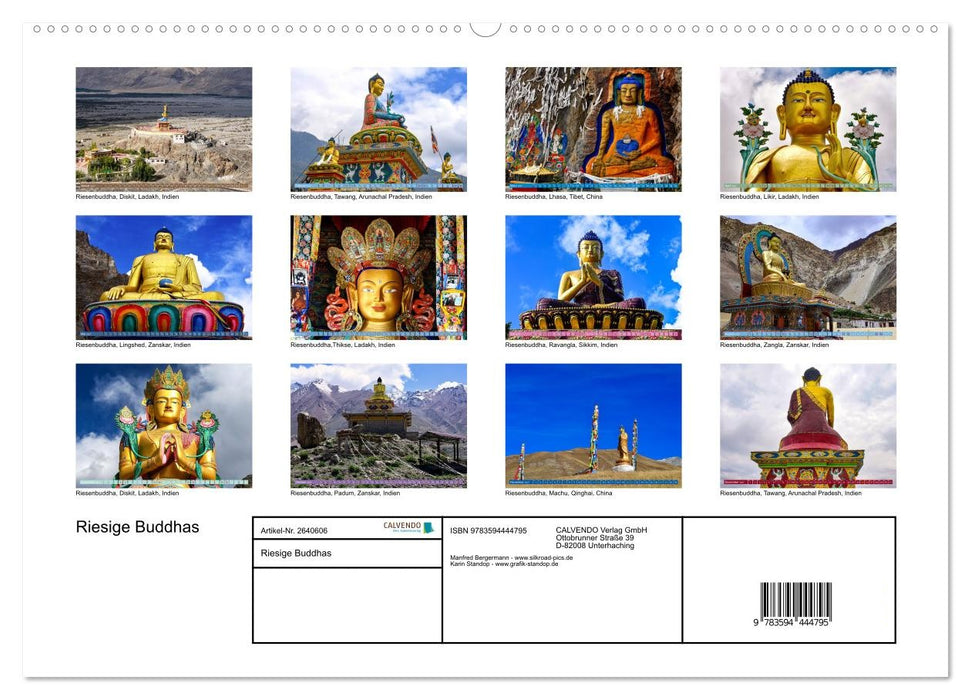 Riesige Buddhas (CALVENDO Premium Wandkalender 2027)
