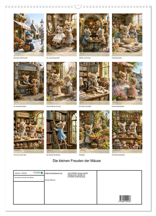 Die kleinen Freuden der Mäuse (CALVENDO Wandkalender 2027)