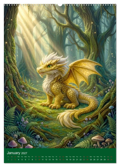 Dragon Whelps (CALVENDO Premium-Calendar 2027)