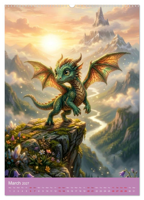Dragon Whelps (CALVENDO Premium-Calendar 2027)