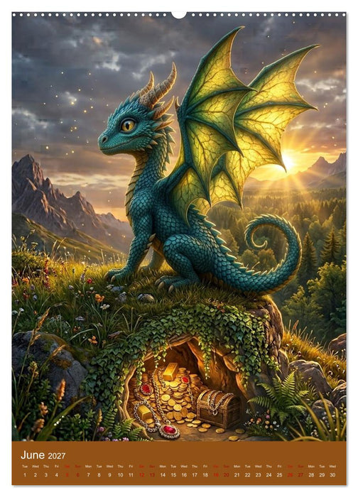 Dragon Whelps (CALVENDO Premium-Calendar 2027)