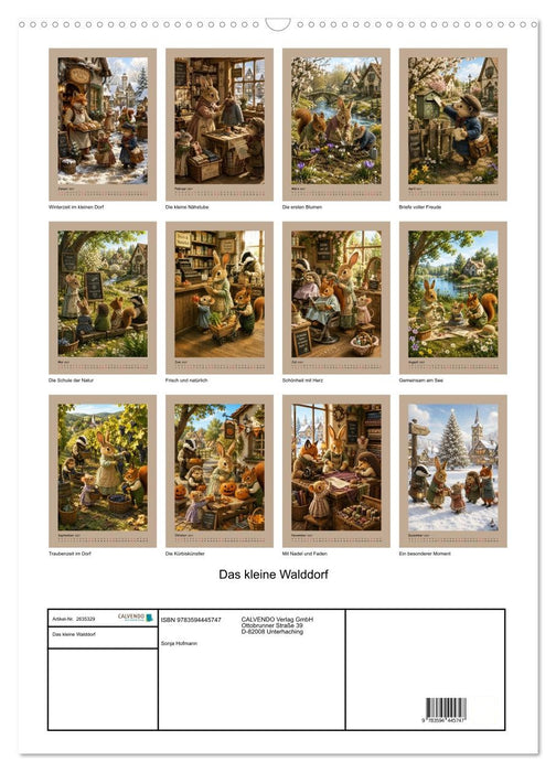 Das kleine Walddorf (CALVENDO Wandkalender 2027)