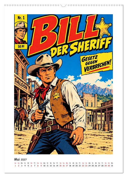 Retro-Comics (CALVENDO Wandkalender 2027)