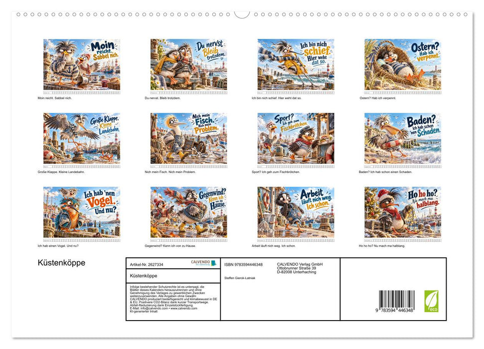 Küstenköppe (CALVENDO Premium Wandkalender 2027)