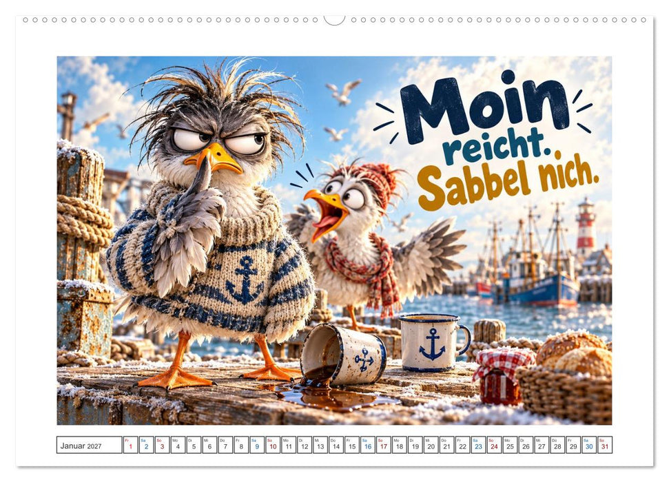 Küstenköppe (CALVENDO Premium Wandkalender 2027)