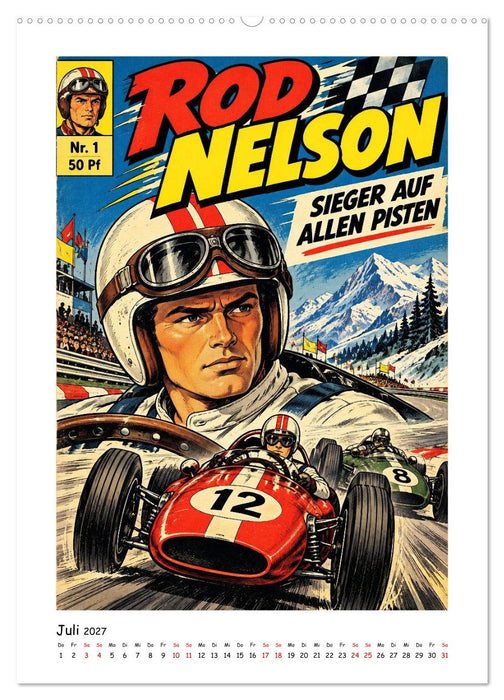 Retro-Comics (CALVENDO Premium Wandkalender 2027)