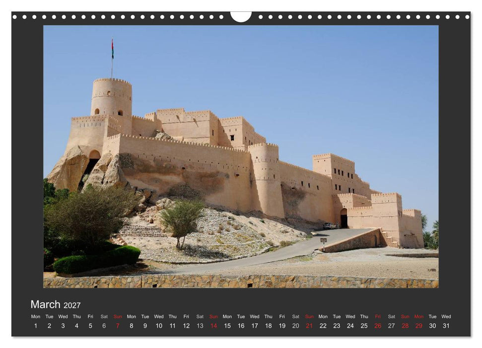 Magical Oman UK Version (CALVENDO Monthly Calendar 2027)