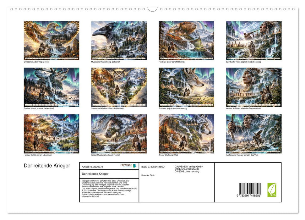 Der reitende Krieger (CALVENDO Premium Wandkalender 2027)