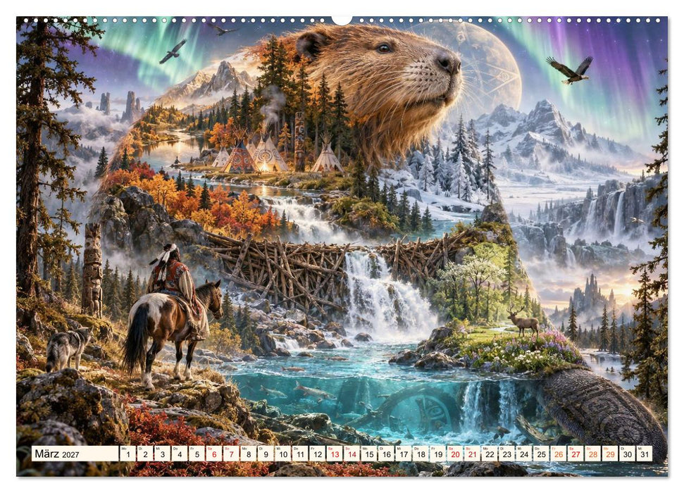 Der reitende Krieger (CALVENDO Premium Wandkalender 2027)