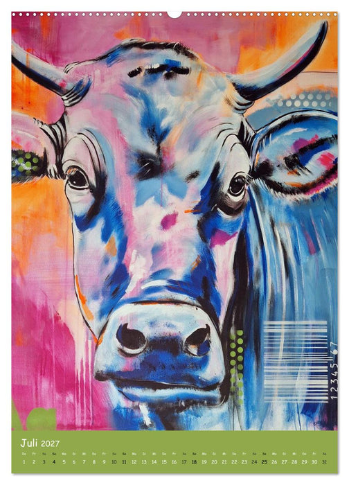 Expressiv in Neon (CALVENDO Premium Wandkalender 2027)