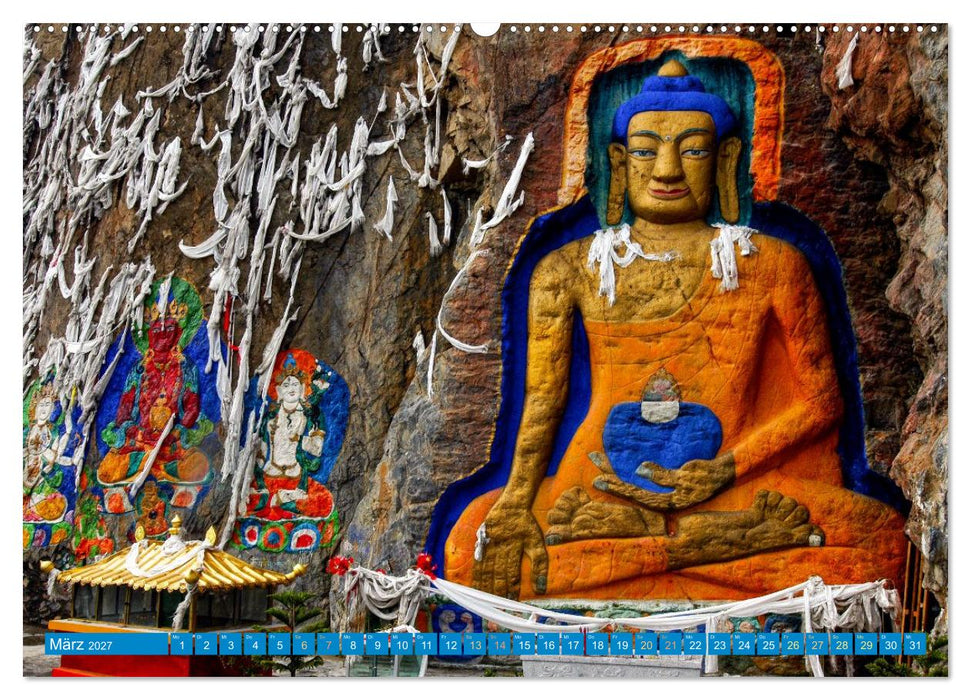 Riesige Buddhas (CALVENDO Wandkalender 2027)