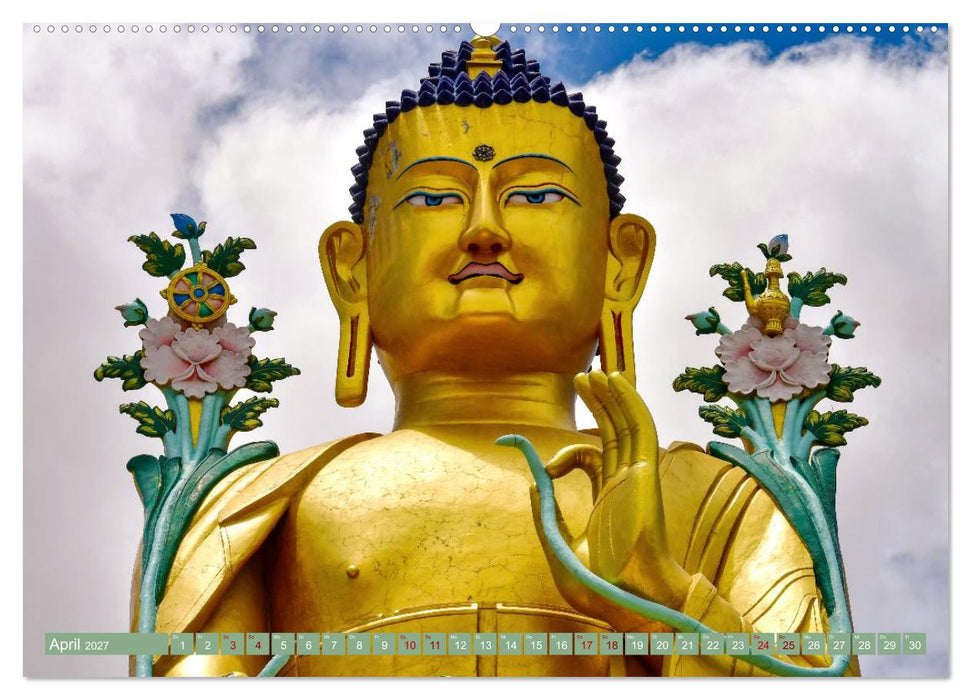 Riesige Buddhas (CALVENDO Wandkalender 2027)