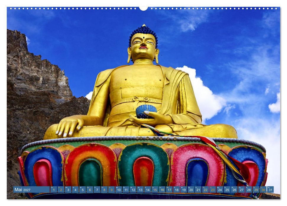 Riesige Buddhas (CALVENDO Wandkalender 2027)