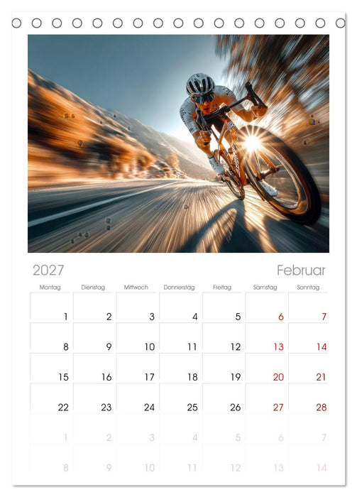 Triathlon - Grenzen verschieben (CALVENDO Tischplaner A5H 2027)