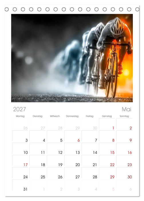 Triathlon - Grenzen verschieben (CALVENDO Tischplaner A5H 2027)