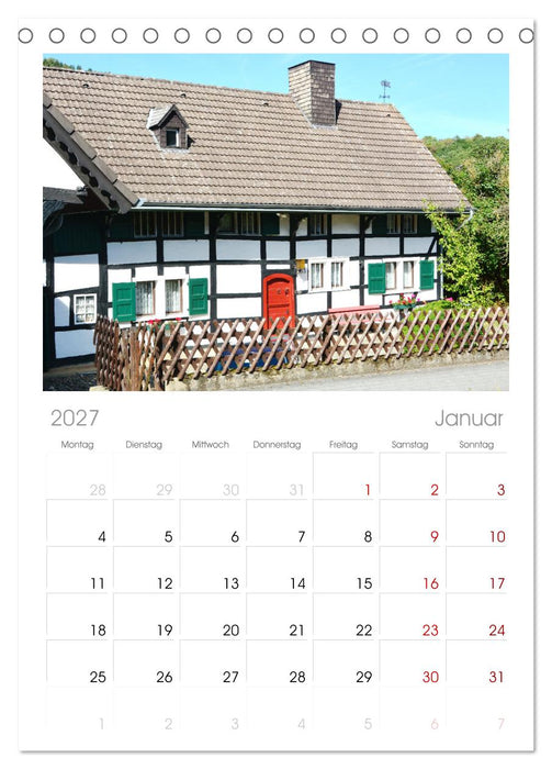 Leben am Rursee (CALVENDO Tischplaner A5H 2027)