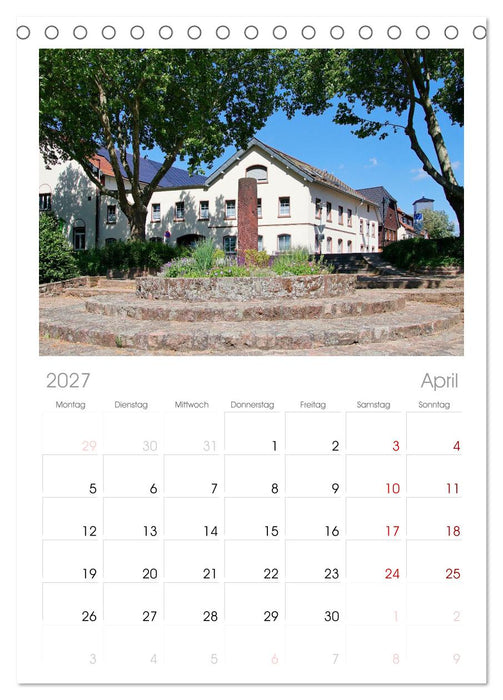 Einfach Kelsterbach am Main (CALVENDO Tischplaner A5H 2027)