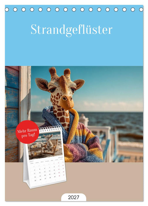 Strandgeflüster (CALVENDO Tischplaner A5H 2027)