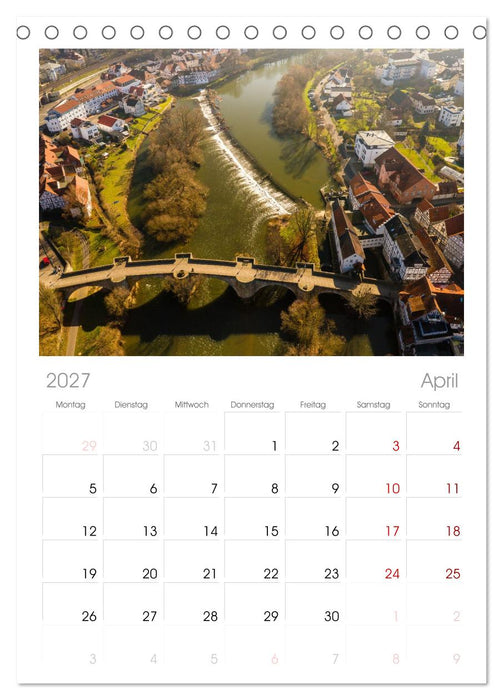 Die Fulda (CALVENDO Tischplaner A5H 2027)