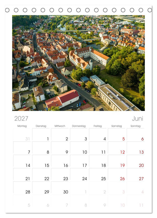 Die Fulda (CALVENDO Tischplaner A5H 2027)