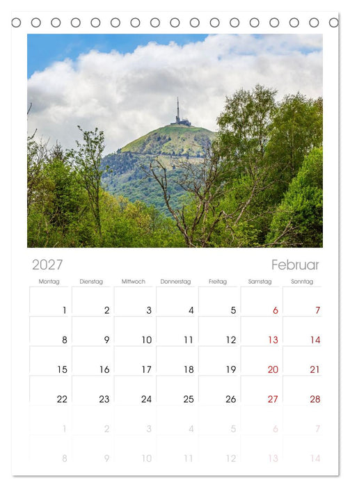 Clermont-Ferrand (CALVENDO Tischplaner A5H 2027)