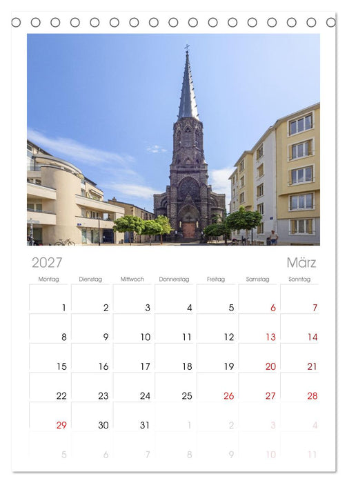 Clermont-Ferrand (CALVENDO Tischplaner A5H 2027)