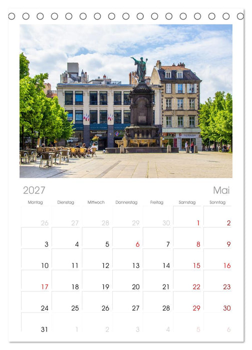 Clermont-Ferrand (CALVENDO Tischplaner A5H 2027)